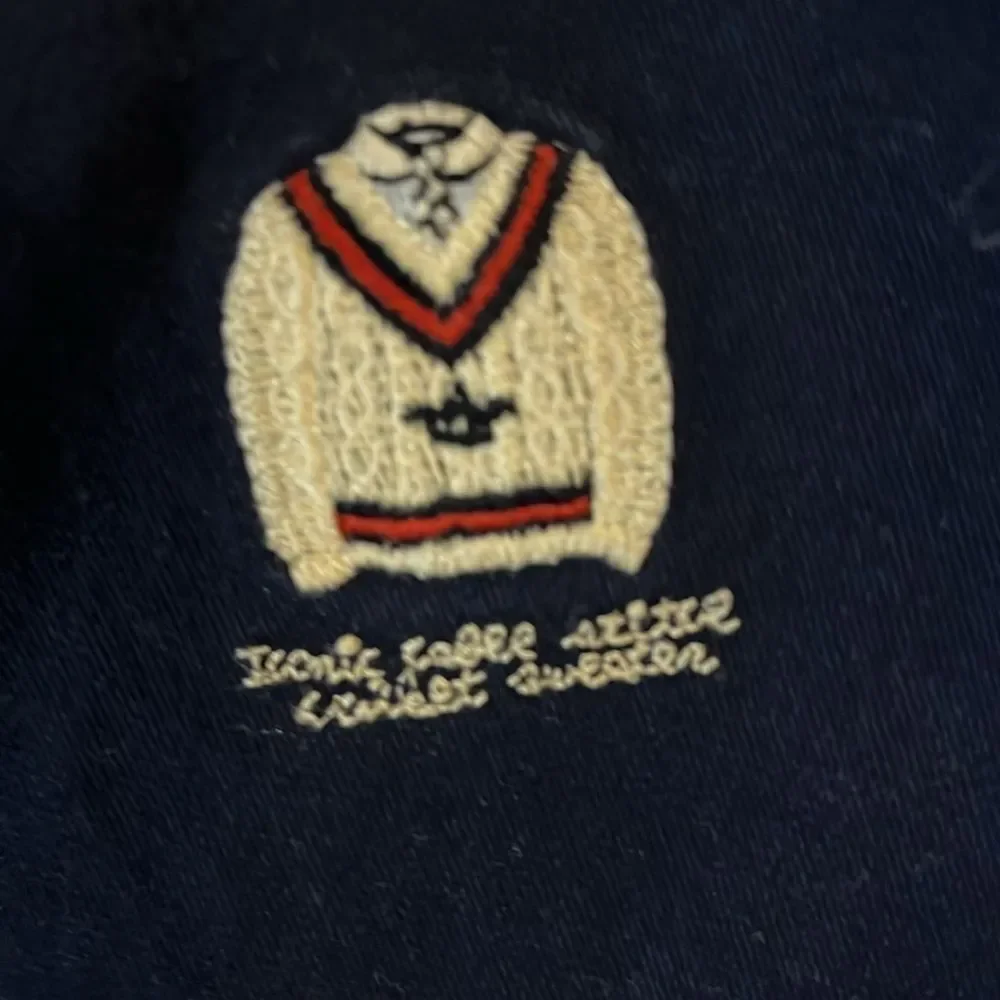 New POLO RALPH LAUREN Men’s Navy Blue Embroidered Sewn Polo Bear Shorts Pwing